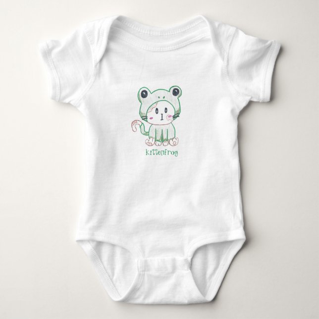 Kittenfrog romper for babies/toddlers (Front)