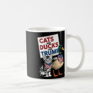 Kittens And Ducks For Trump Cats And Ducks For Tru Coffee Mug