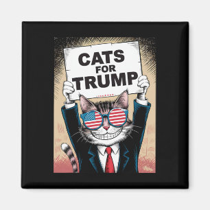 Kittens And Ducks For Trump Vance 2024 Cats For Tr Magnet