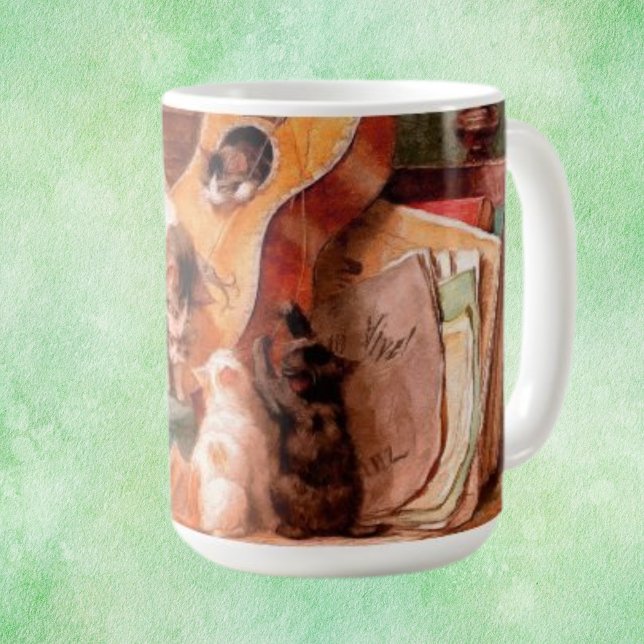 Kittens and Guitar - The Musicians Coffee Mug (Creator Uploaded)