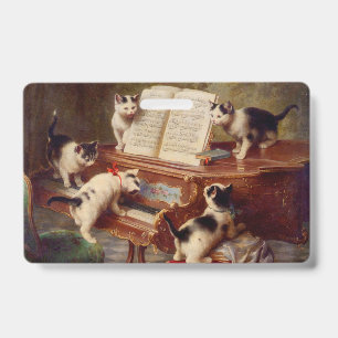 Kittens and Piano Badge