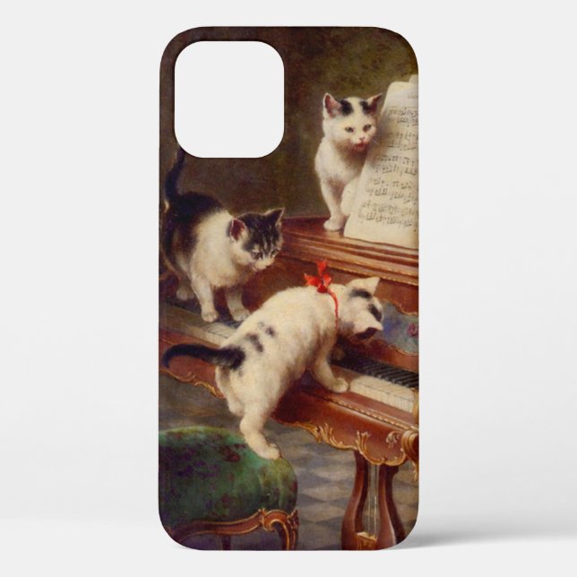 Kittens and Piano Case-Mate iPhone Case (Back)
