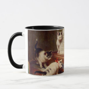 Kittens and Piano Mug