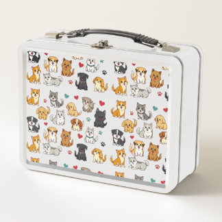 Kittens and Puppies Lunch box
