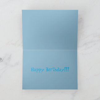 Kittens and puppy run ice cream truck birthday thank you card