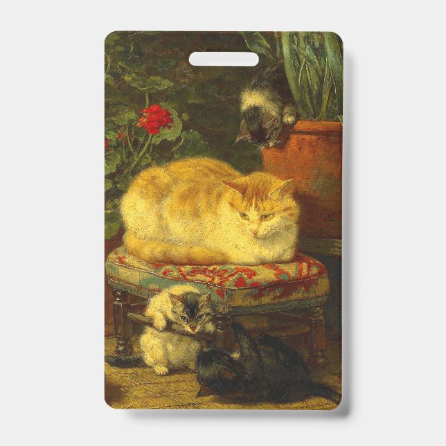 Kittens at Play Badge (Front)
