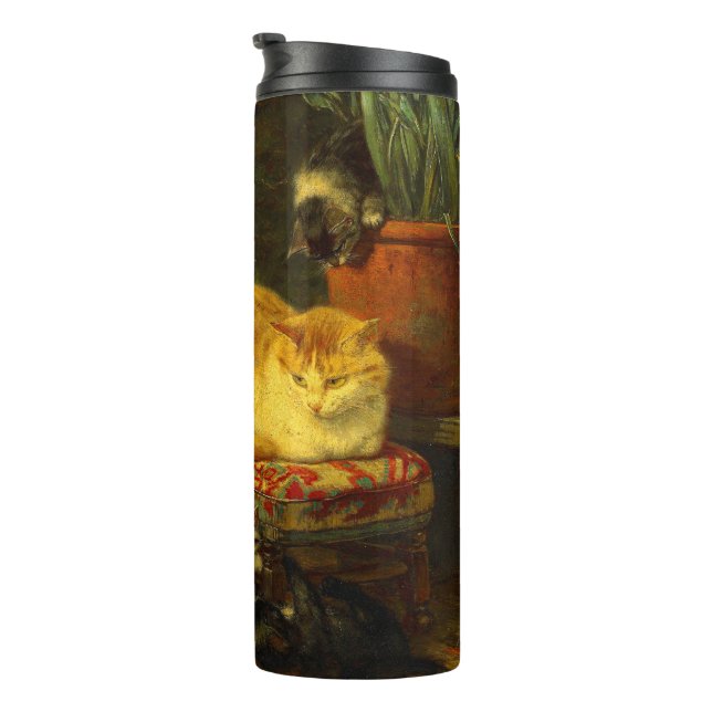 Kittens at Play Thermal Tumbler (Rotated Right)