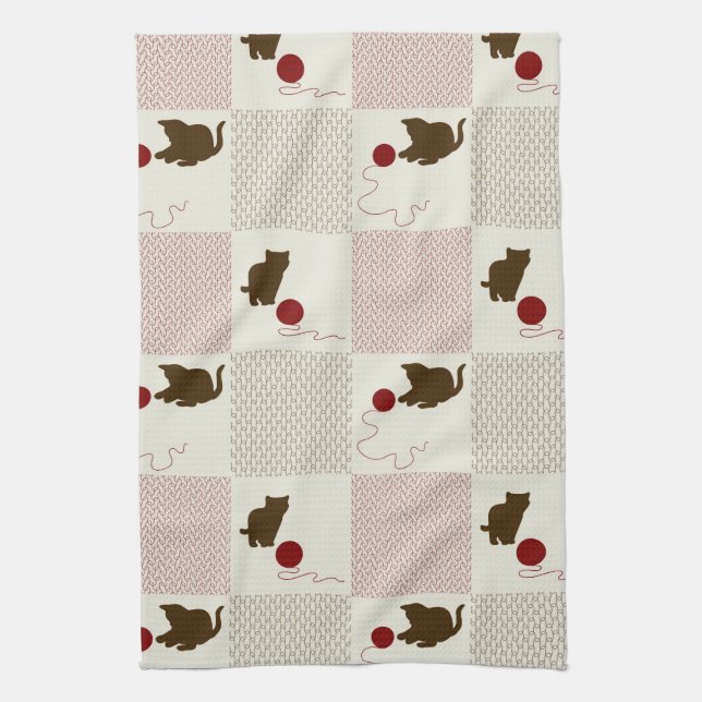 Kittens Backgrounds Kitchen Towel (Vertical)