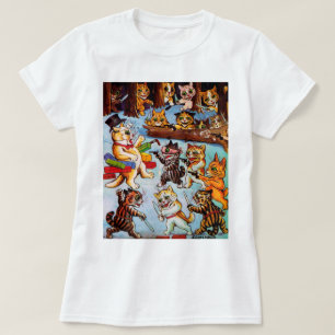 Kitten's Bandits, Louis Wain T-Shirt
