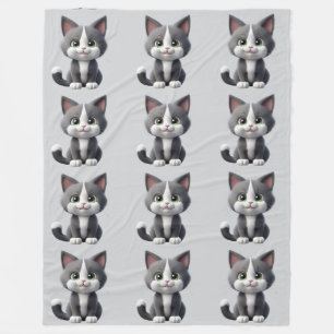 Kittens Galore Fleece Blanket