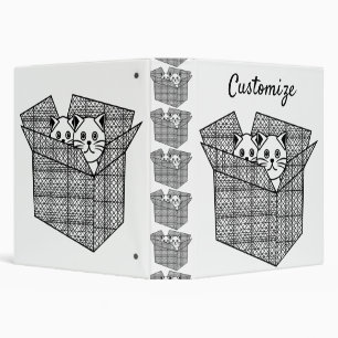 Kittens in a Box Thunder_Cove Binder
