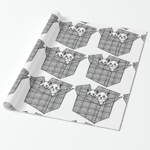 Kittens in a Box Thunder_Cove Wrapping Paper