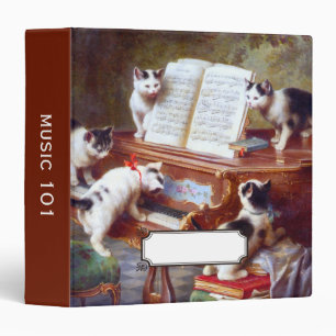 Kittens on the Keys Binder