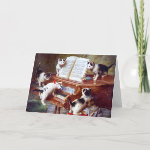 Kittens on the Keys Card