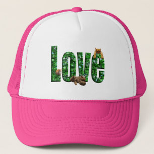 Kittens On The Word Love, Truckers Hat