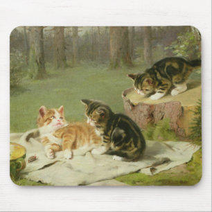 Kittens Playing Mouse Pad