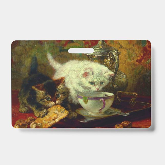 Kittens Tea Party Badge (Front)