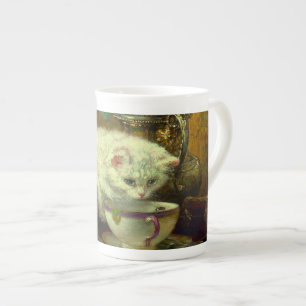 Kittens Tea Party Bone China Mug