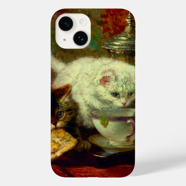 Kittens Tea Party Case-Mate iPhone Case (Back)