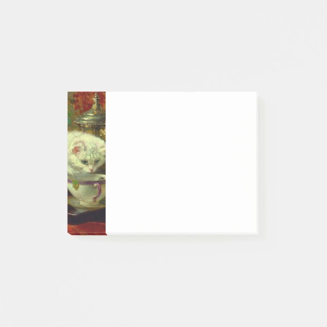 Kittens Tea Party Post-it Notes (Front)