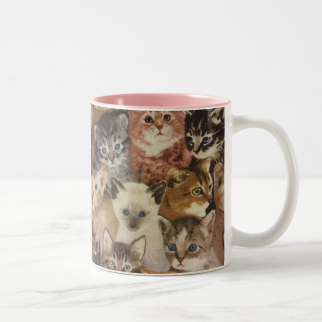 Kittens Two-Tone Coffee Mug (Right)