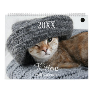 Kittens Wall Calendar - HAMbyWG