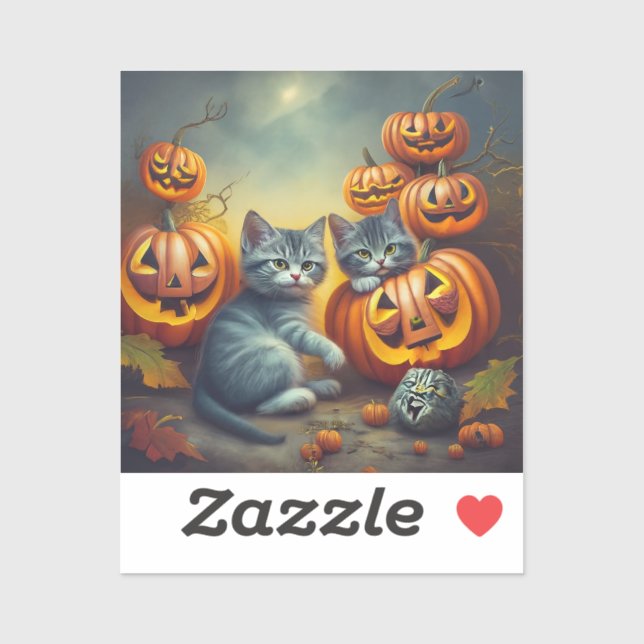 Kittens with Pumpkins (Sheet)