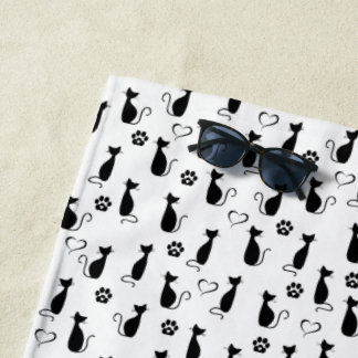 Kitties Beach Towel