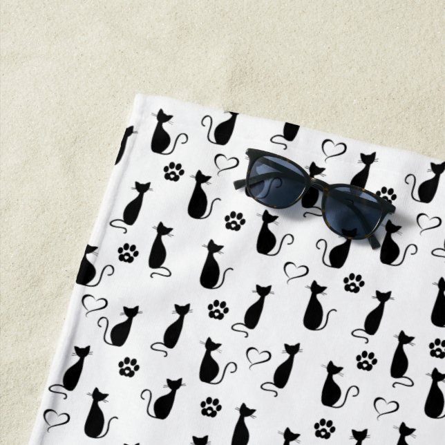 Kitties Beach Towel (In Situ)