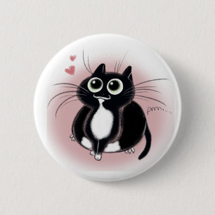 Kitties love you! 2 inch round button