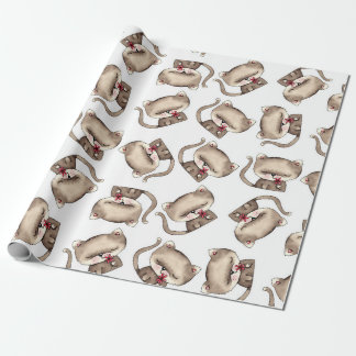Kitties Pattern Wrapping Paper