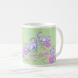 Kittipurra Purple Pink Coffee Mug