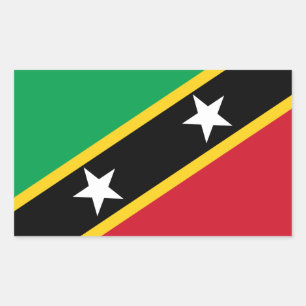 Kittitian / Nevisian Flag, Saint Kitts and Nevis Sticker