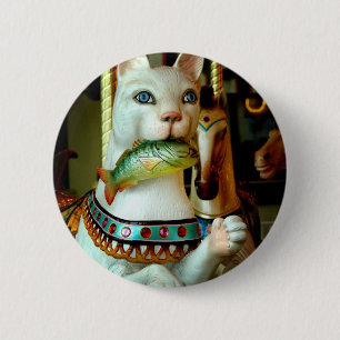 Kitty 2 Inch Round Button