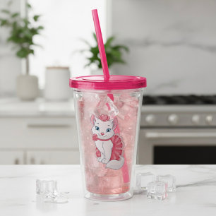 Kitty Acrylic Tumbler