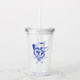 Kitty Acrylic Tumbler