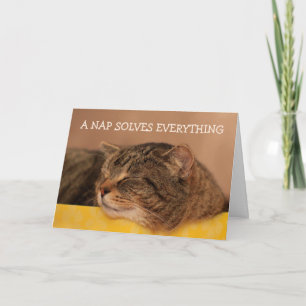 Kitty Advice Inspirational Get Well Card