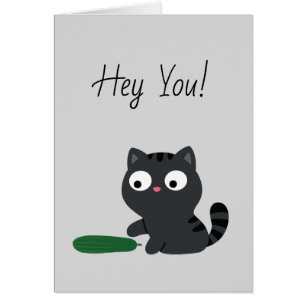 Kitty and Cucumber Illustration