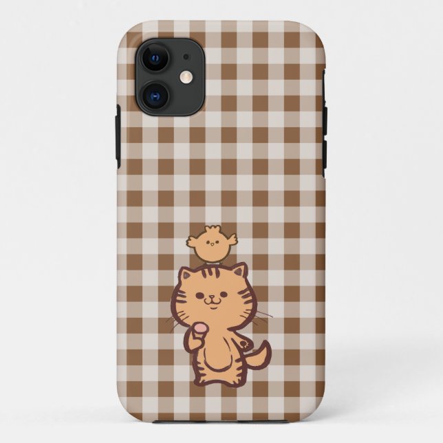 Kitty and Little chicken Case-Mate iPhone Case (Back)