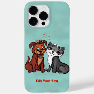 Kitty and Puppy , Edit Your Text Case-Mate iPhone 14 Pro Max Case