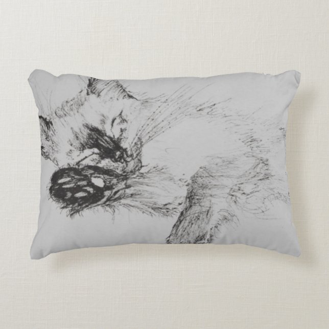 Kitty 'Baby' Decorative Pillow (Front)