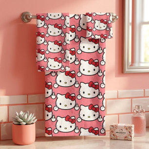 Kitty Bath Towel Set