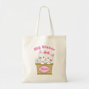 Kitty Big Sister Tote Bag