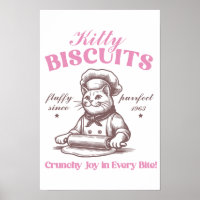 Kitty Biscuits Adorable Cat Baker Making Biscuit