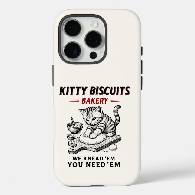 Kitty Biscuits Bakery Case-Mate iPhone Case (Back)