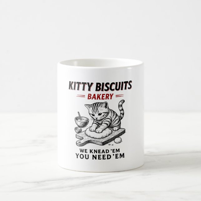 Kitty Biscuits Bakery Coffee Mug (Center)