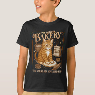 Kitty Biscuits Bakery Funny  T-Shirt