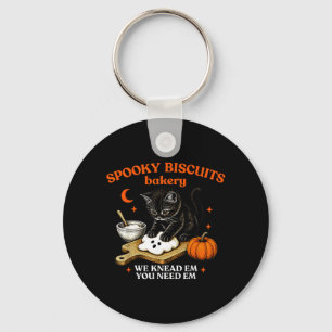 Kitty Biscuits Spooky Season Spooky Biscuits Keychain