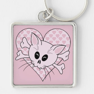 Kitty Bones Keychain
