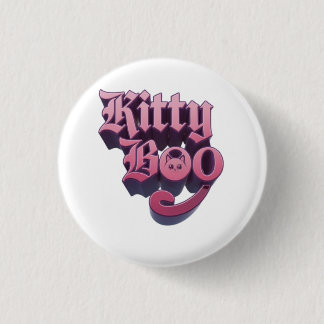 kitty boo 1 inch round button